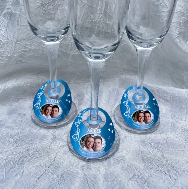 Wedding Personalised Wine Glass Markers Collection - Image 6
